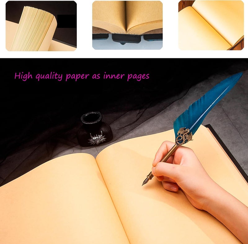 LZlightactor 3D Dragon Eye Embossed Journal,Resin Engraving Notebook,Dnd notebook for Dragon Lovers ，Blank Paper,Hardcover Travel Notepad for Writing,Sketchbook,Collection,Gift,Decoration A4 and A5 Size - Image 4